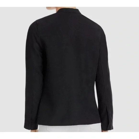 Kobi Halperin Black Starr Snap-Front Military Utility Shirt Jacket Size Large - Picture 3 of 11